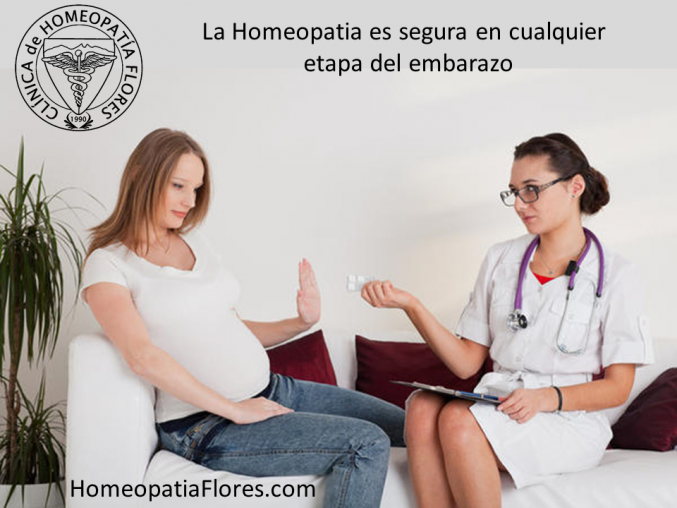 La homeopatia no esta contraindicada en el embarazo