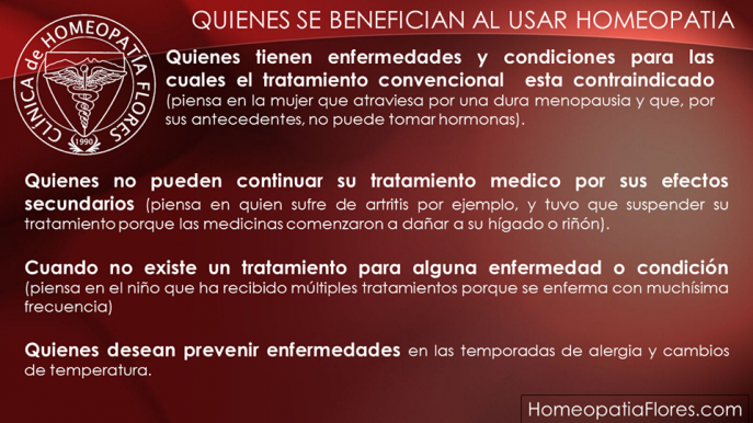 Quienes pueden tomar homeopatia?