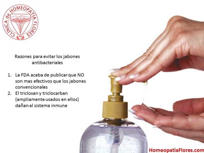 Razones para no usar jabones antibacteriales