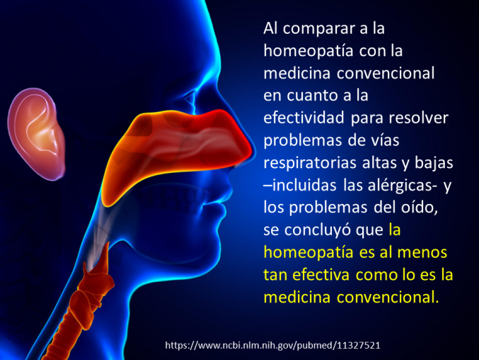 La homeopatía tan efectiva como la alopatía