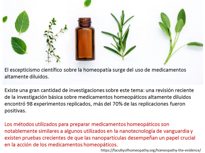Nanoparticulas y homeopatía