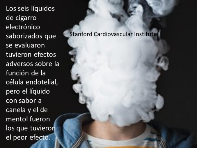 Los líquidos para el vapeo, aún sin nicotina, producen daño celular.