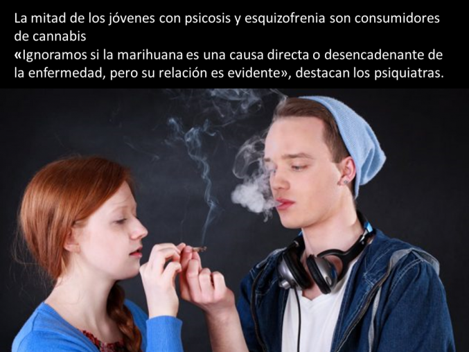 Clara relación entre la marihuana y la psicosis