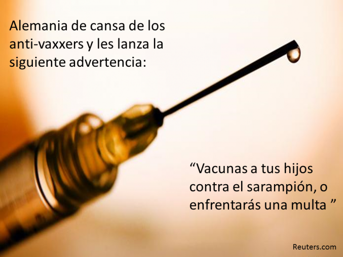 Alemania en contra del movimiento anti-vacunas