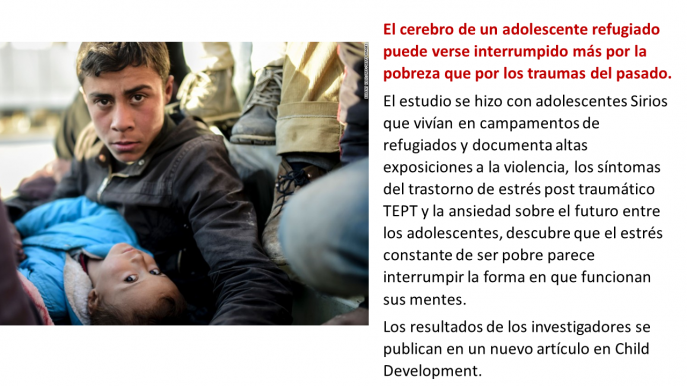 La pobreza afecta mas al cerebro que las experiencias traumáticas del pasado.