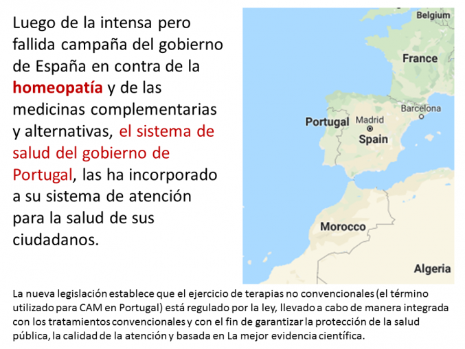 Portugal incorpora a la homeopatía a su sistema de salud