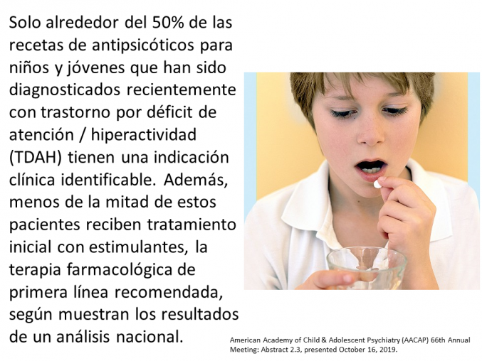 Un nuevo análisis no puede explicar porque es que tantos niños con TDA reciben medicamentos antipsicóticos.