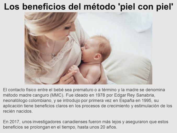 Más de 820.000 niños salvarían la vida cada año con la lactancia inmediata tras el parto