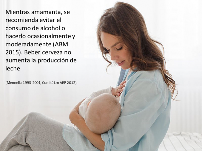 La cerveza no aumenta la produccion de leche materna