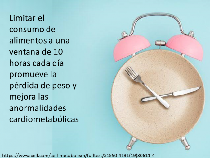 Ayuno intermitente puede ser una opcion.