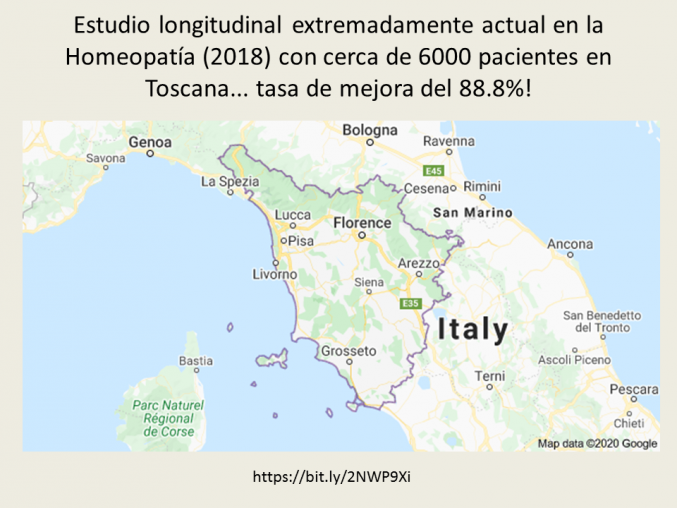Al comparar las condiciones clinicas antes y despues de tomar homeopatia