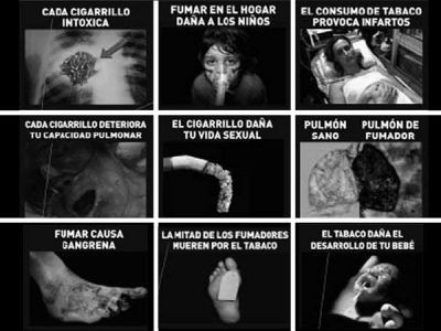Las advertencias graficas en contra del tabaquismo si funcionan.